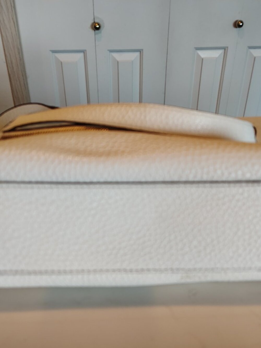 Kate Spade White Pebble Leather Crossbody/Satchel - Picture 6 of 8